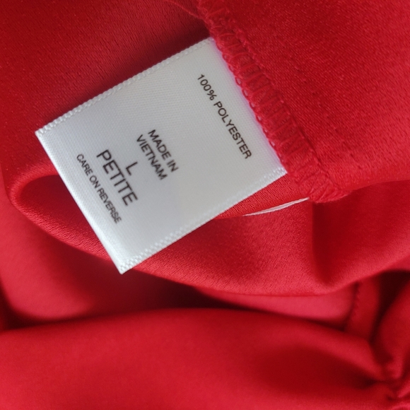 7AVENUE Women's Red Top Size Large. NWT - Picture 7 of 9
